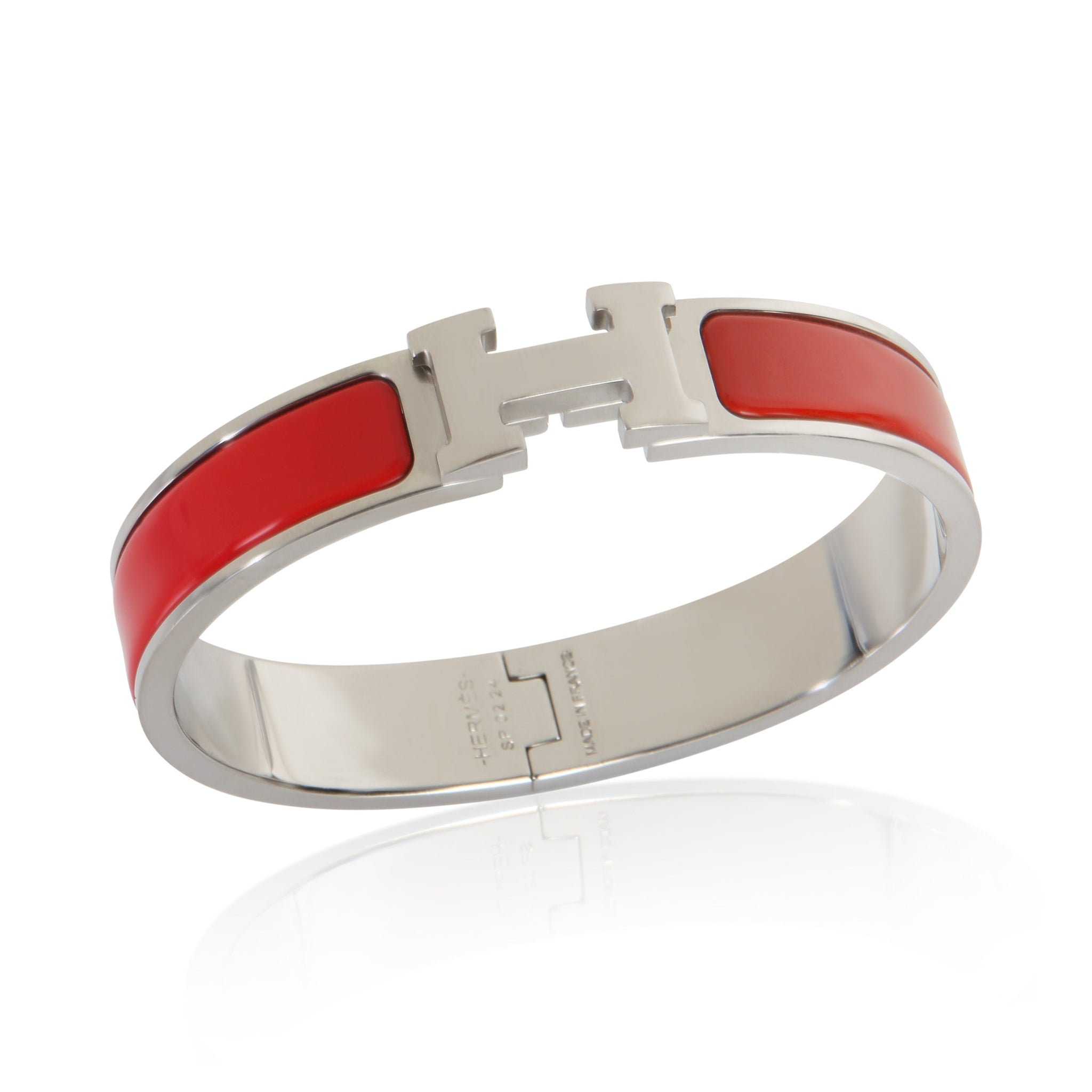 Clic H Bracelet In Rouge Amarante