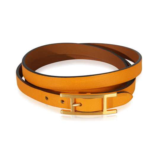Gold-Plated  Behapi Triple Tour Bracelet