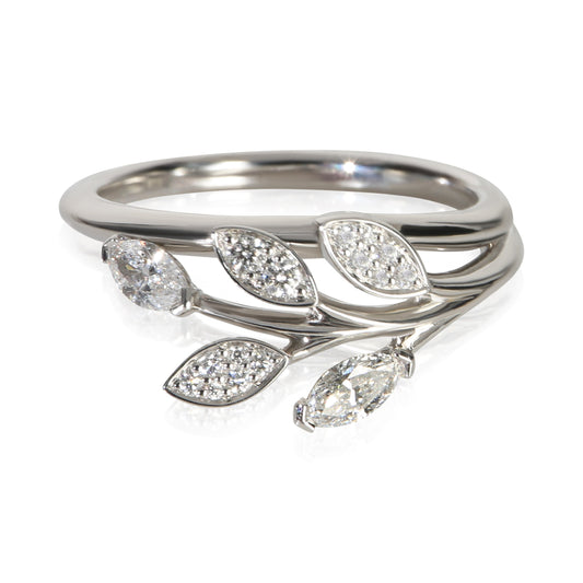 Platinum Diamond Victoria Vine Ring