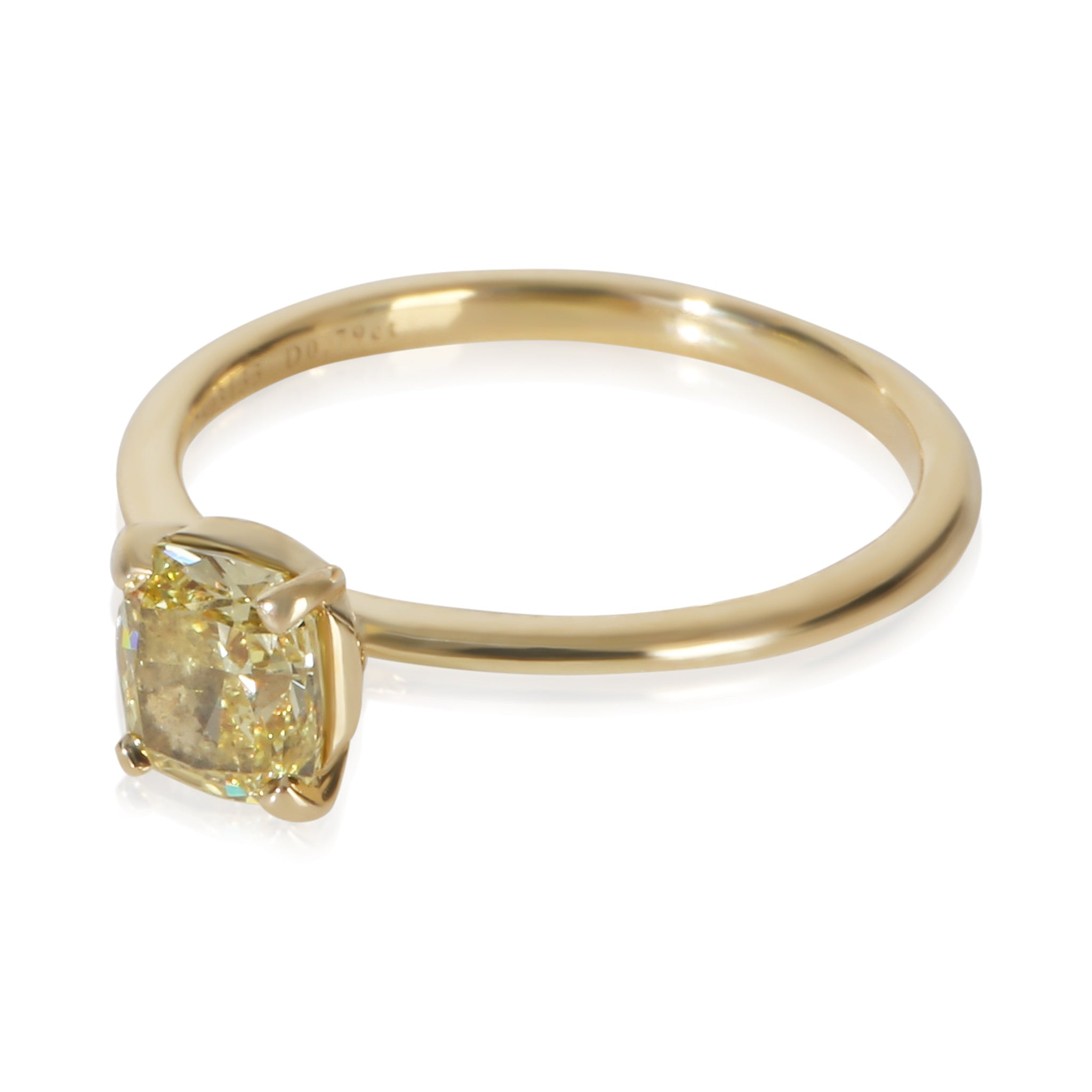 0.79 ct Cushion Diamond Tiffany True Engagement Ring
