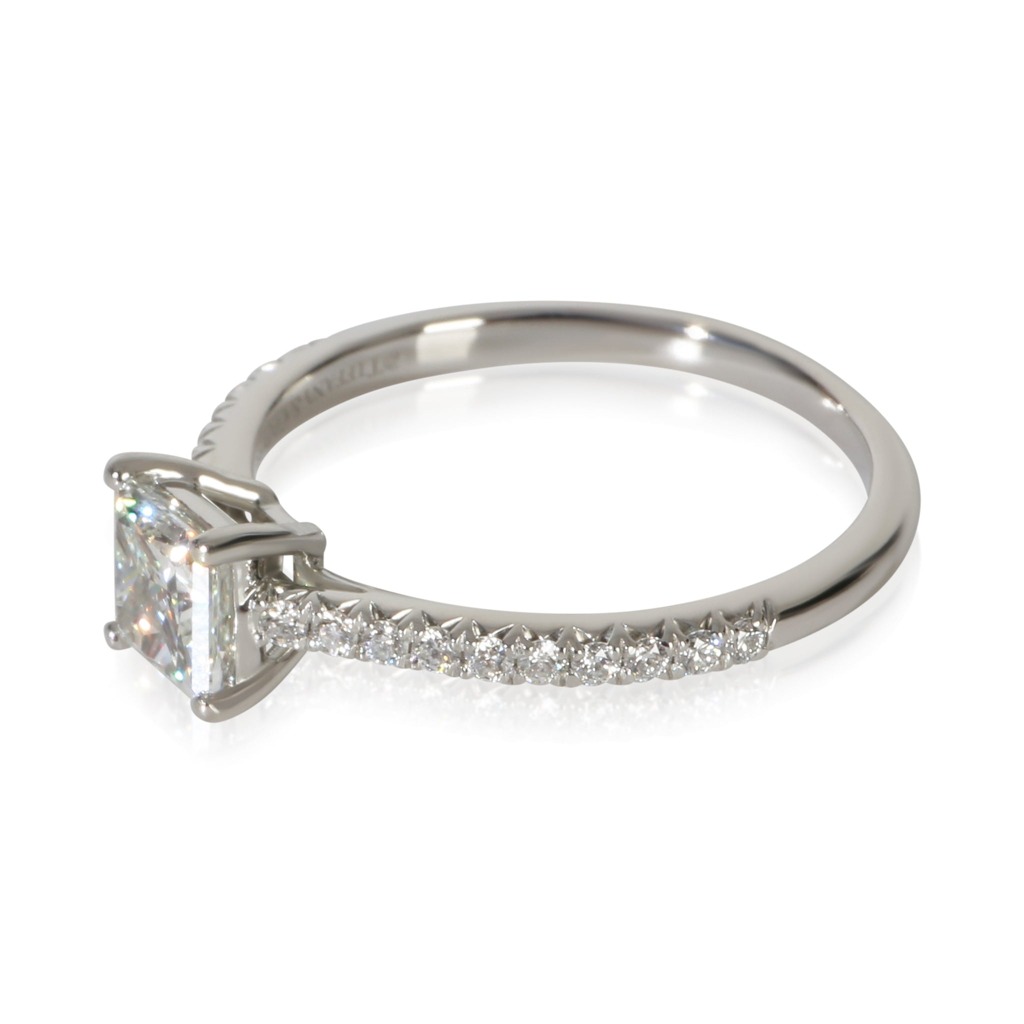 0.74 ct Princess Diamond Novo Engagement Ring