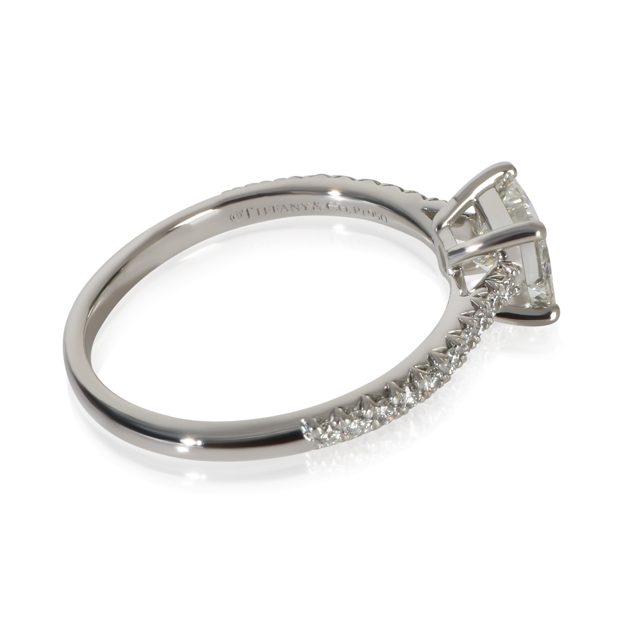 0.74 ct Princess Diamond Novo Engagement Ring