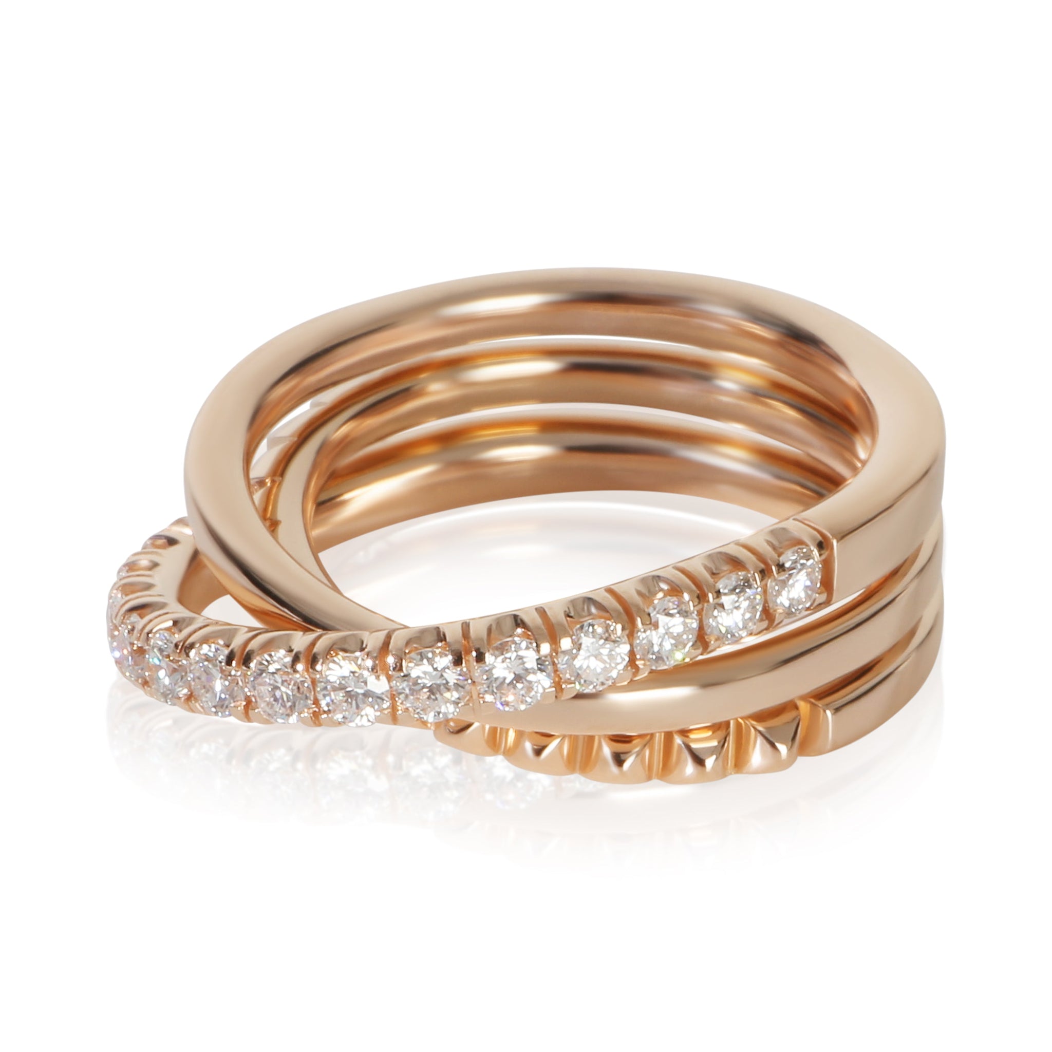Rose Gold Diamond Etincelle Ring