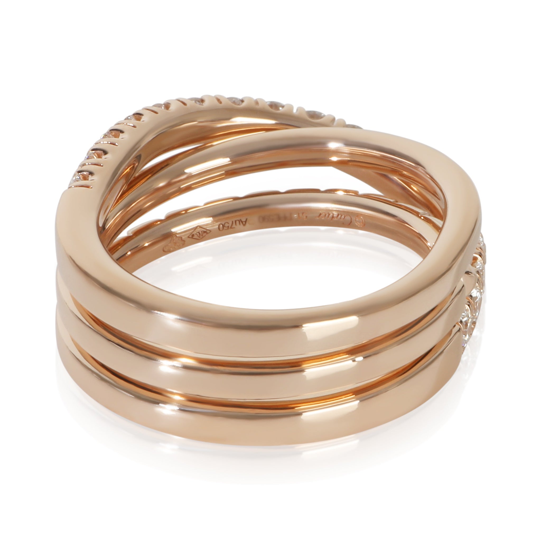 Rose Gold Diamond Etincelle Ring