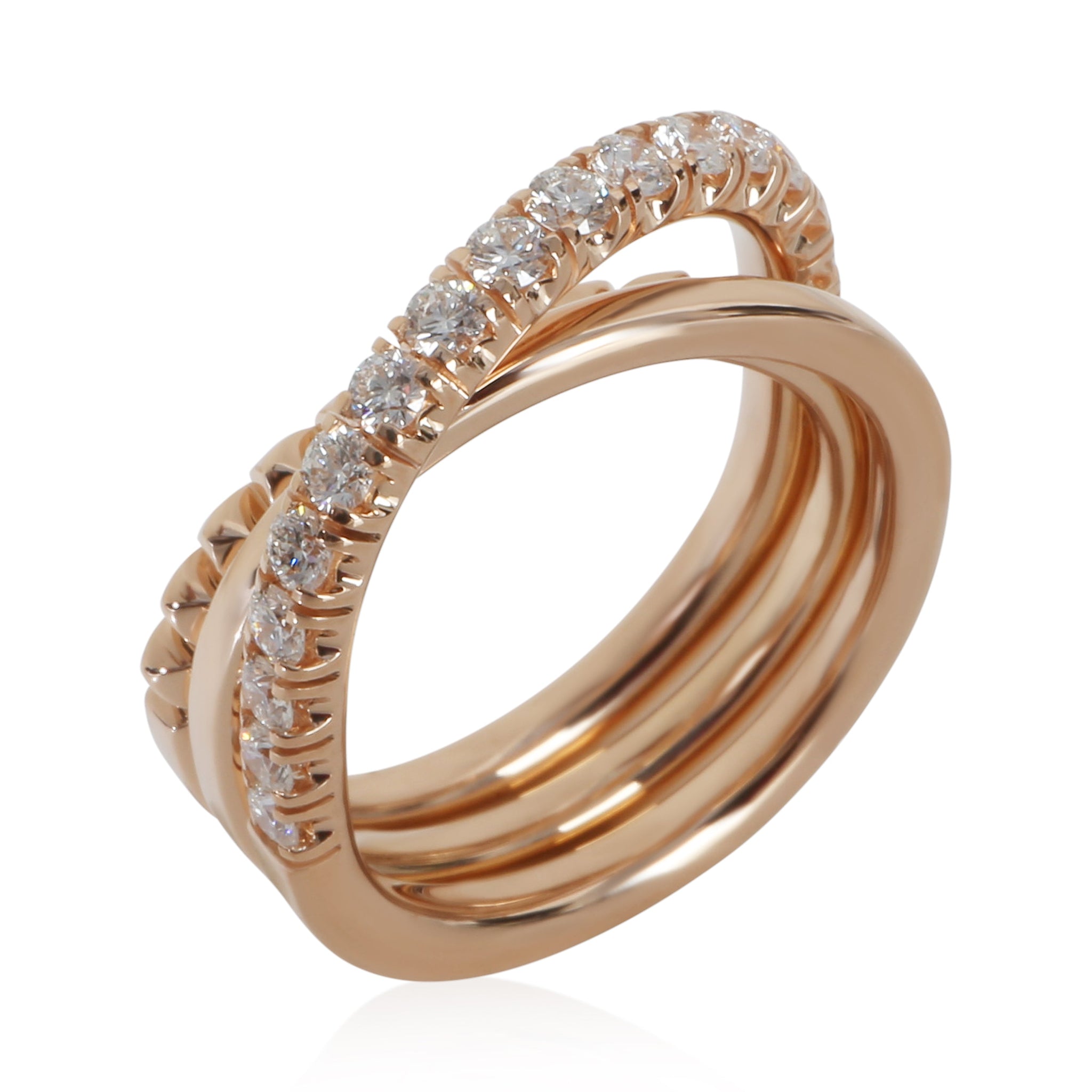 Rose Gold Diamond Etincelle Ring