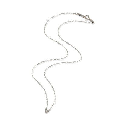 Sterling Silver Diamond Elsa Peretti Diamond By The Yard Pendant