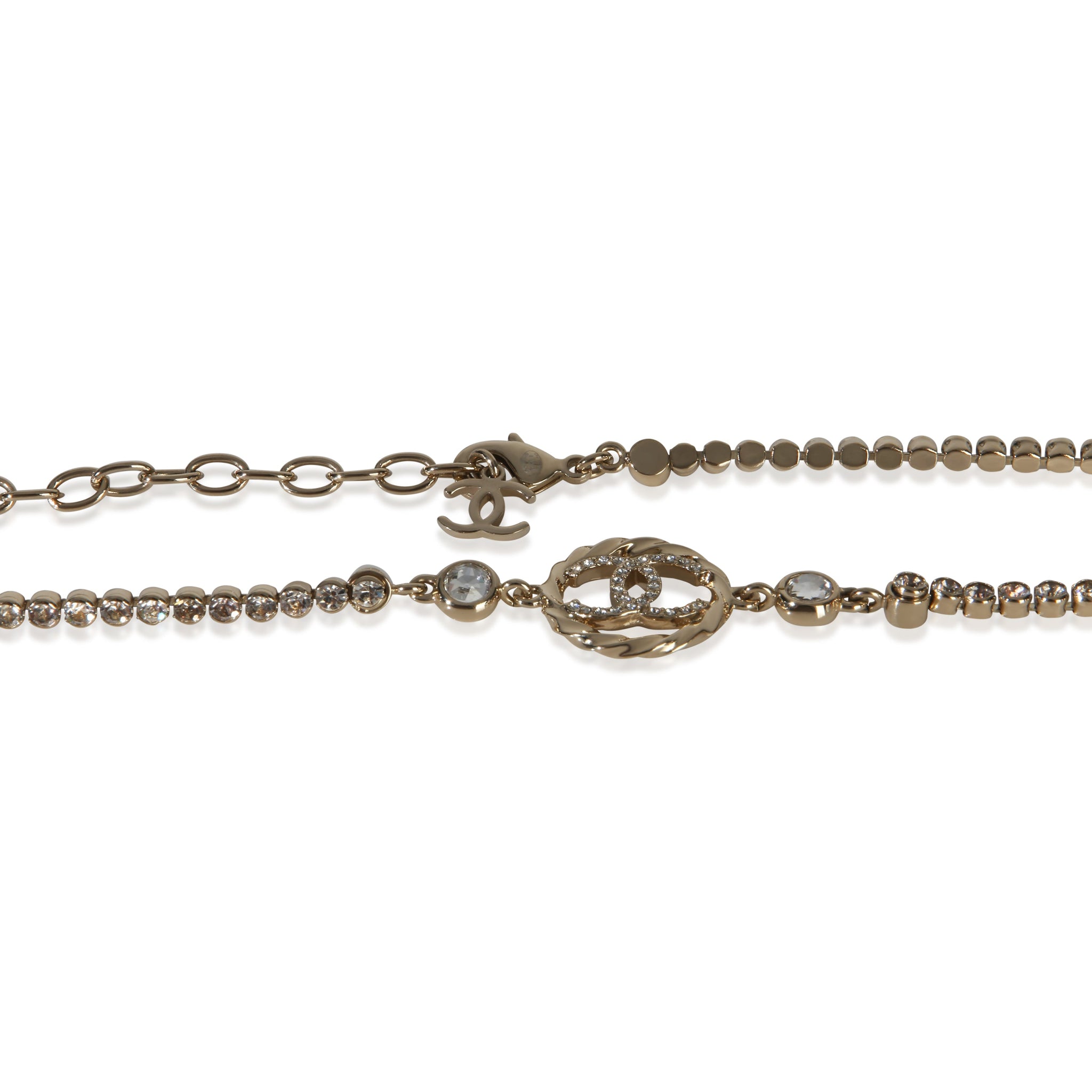 Gold-Plated  2023 CC Choker Necklace
