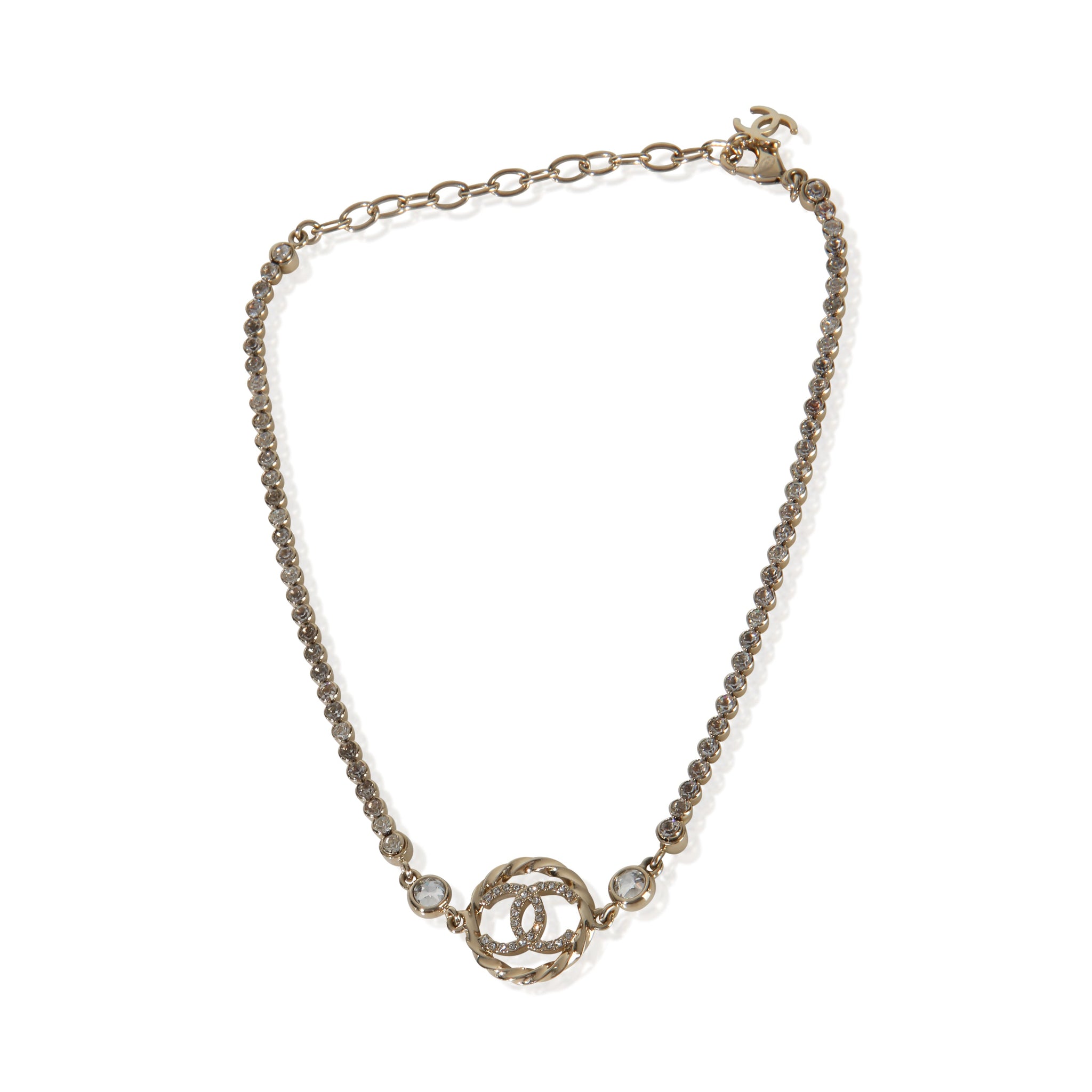 Gold-Plated  2023 CC Choker Necklace