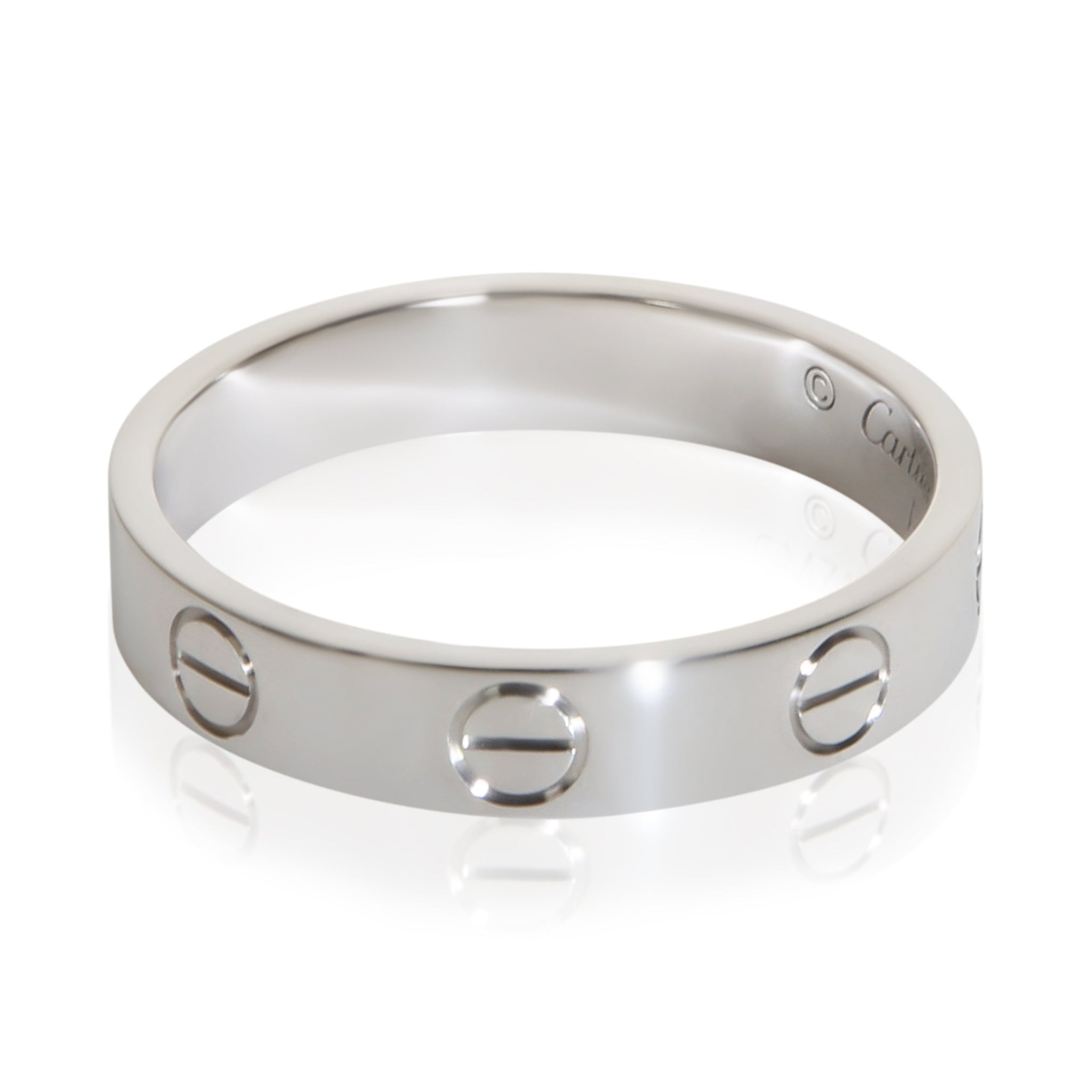 White Gold Small Model Love Ring