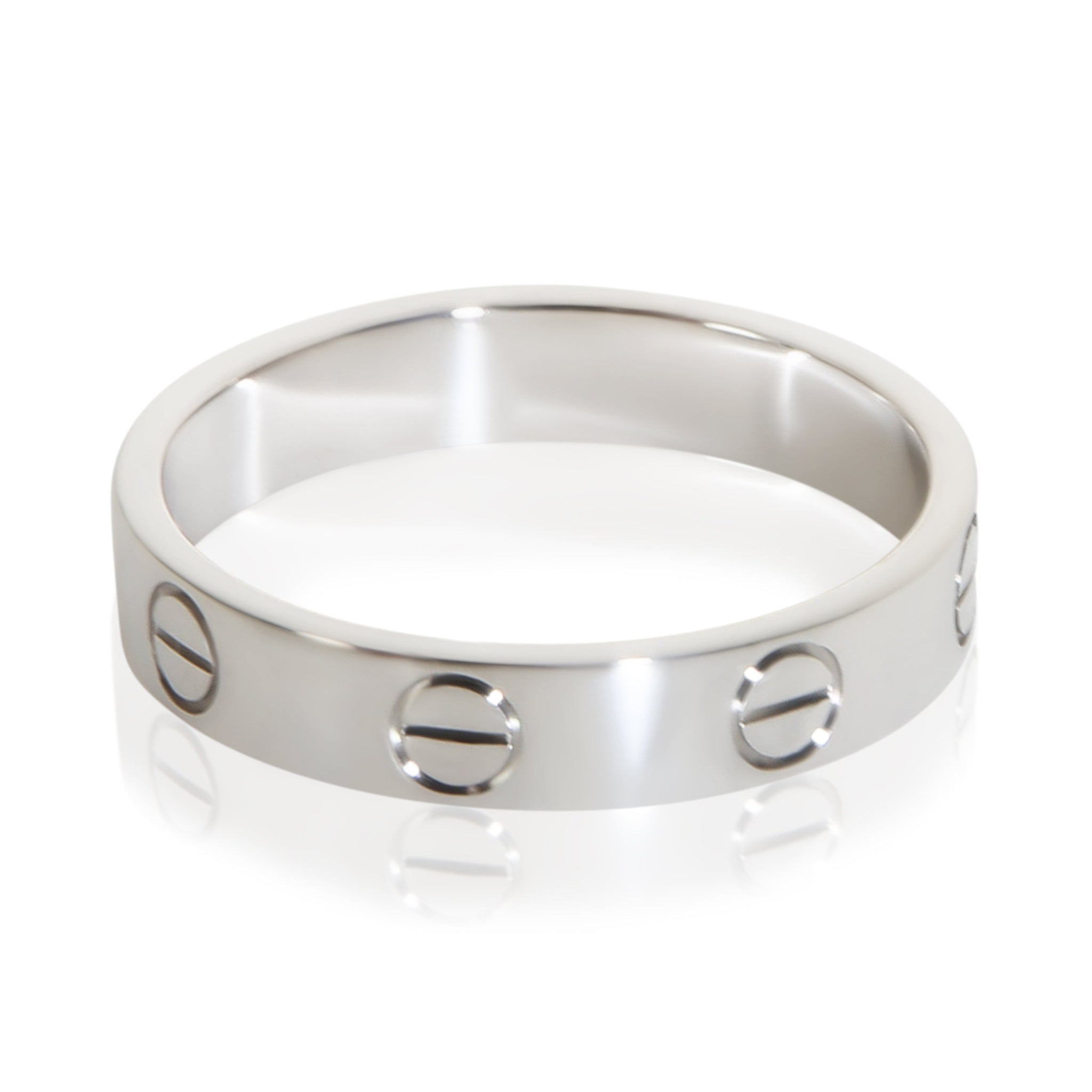 White Gold Small Model Love Ring