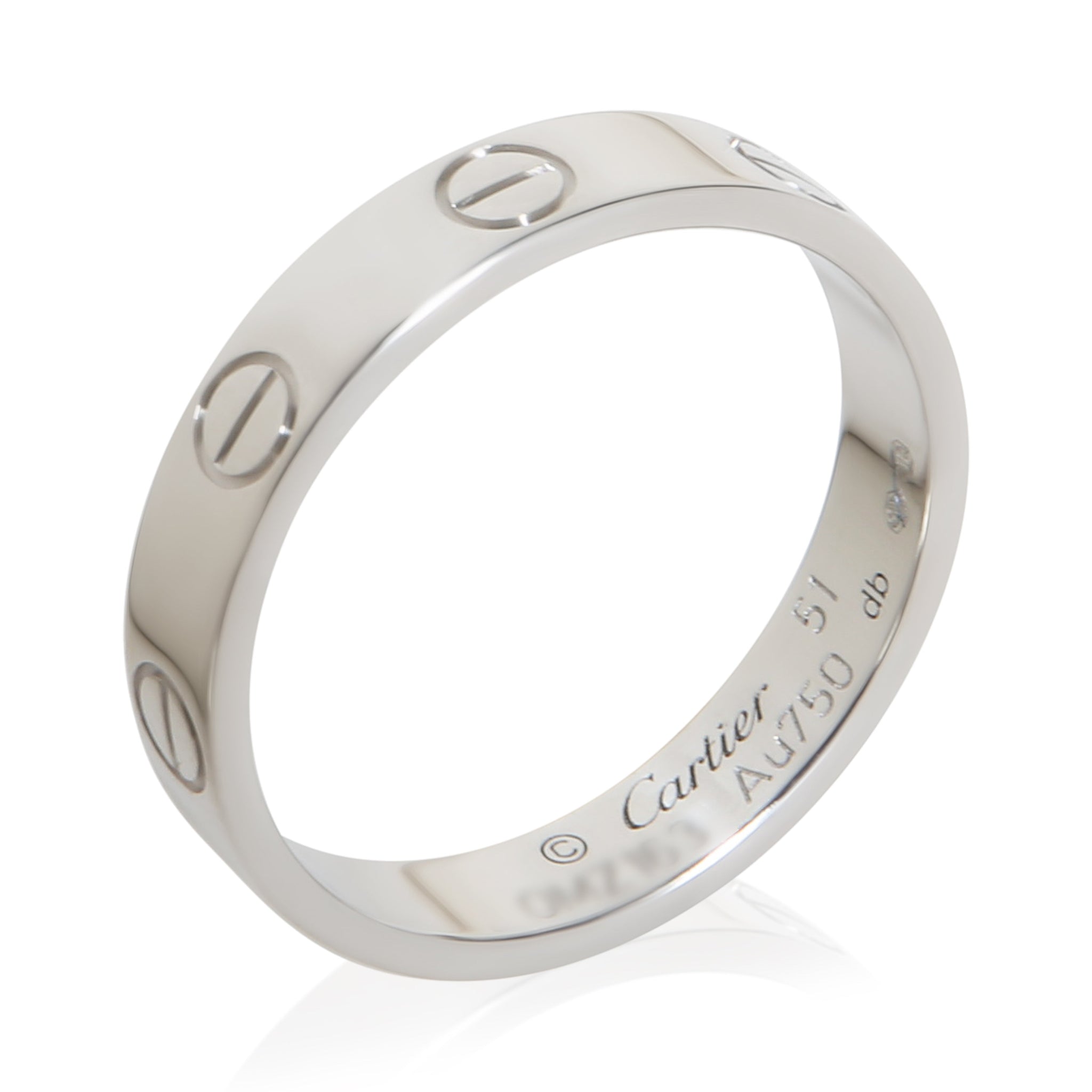 White Gold Small Model Love Ring