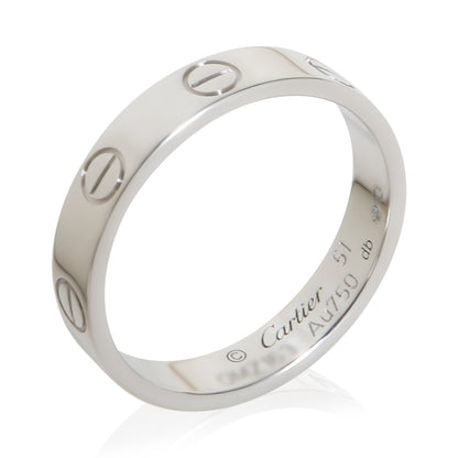 White Gold Small Model Love Ring