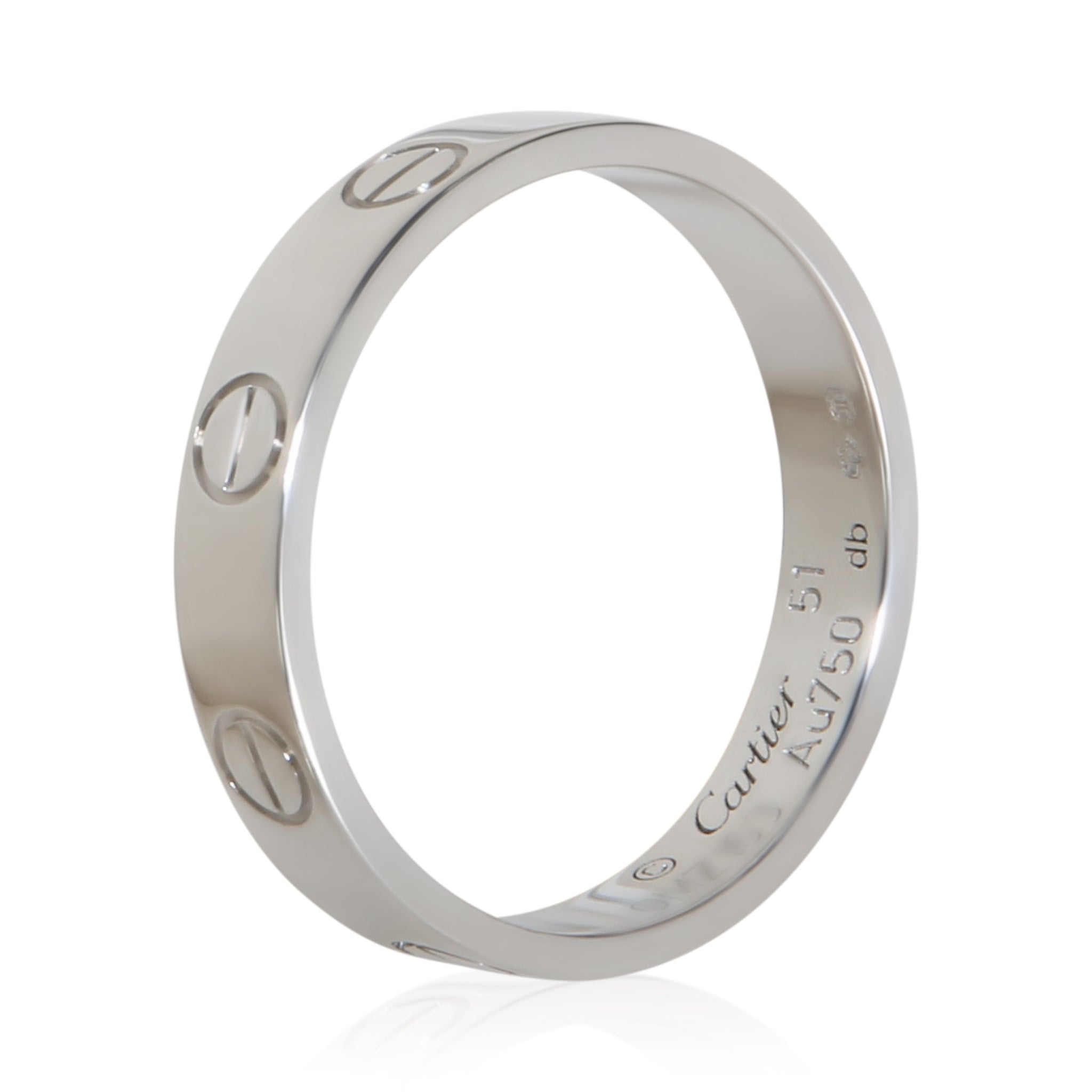 White Gold Small Model Love Ring