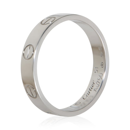 White Gold Small Model Love Ring