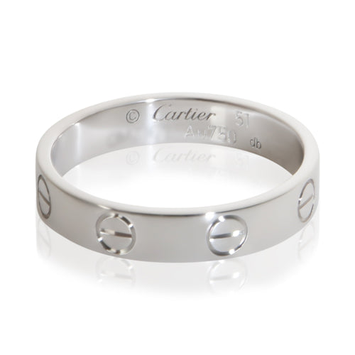 White Gold Small Model Love Ring