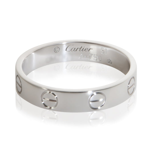 White Gold Small Model Love Ring