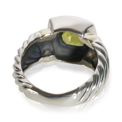 Sterling Silver Peridot Noblesse Ring