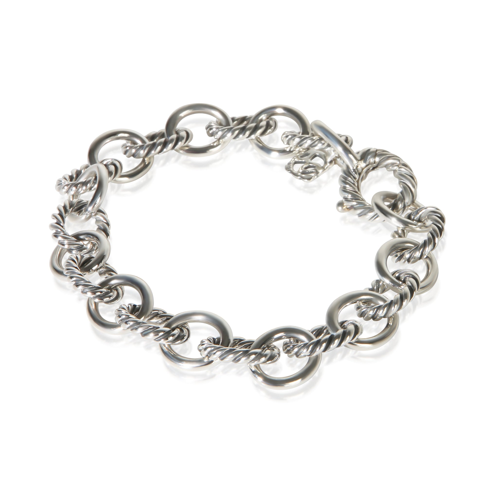 Sterling Silver Oval Link Bracelet