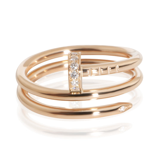 Rose Gold Diamond Double Small Model Juste Un Clou Ring
