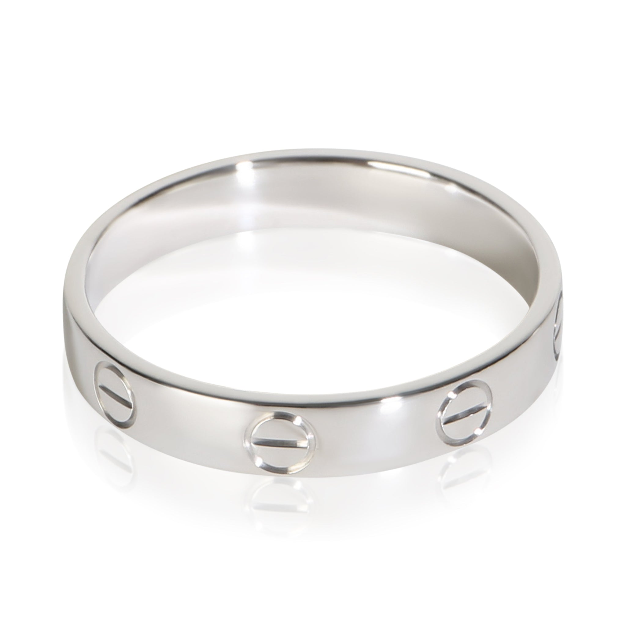 White Gold Small Model Love Ring