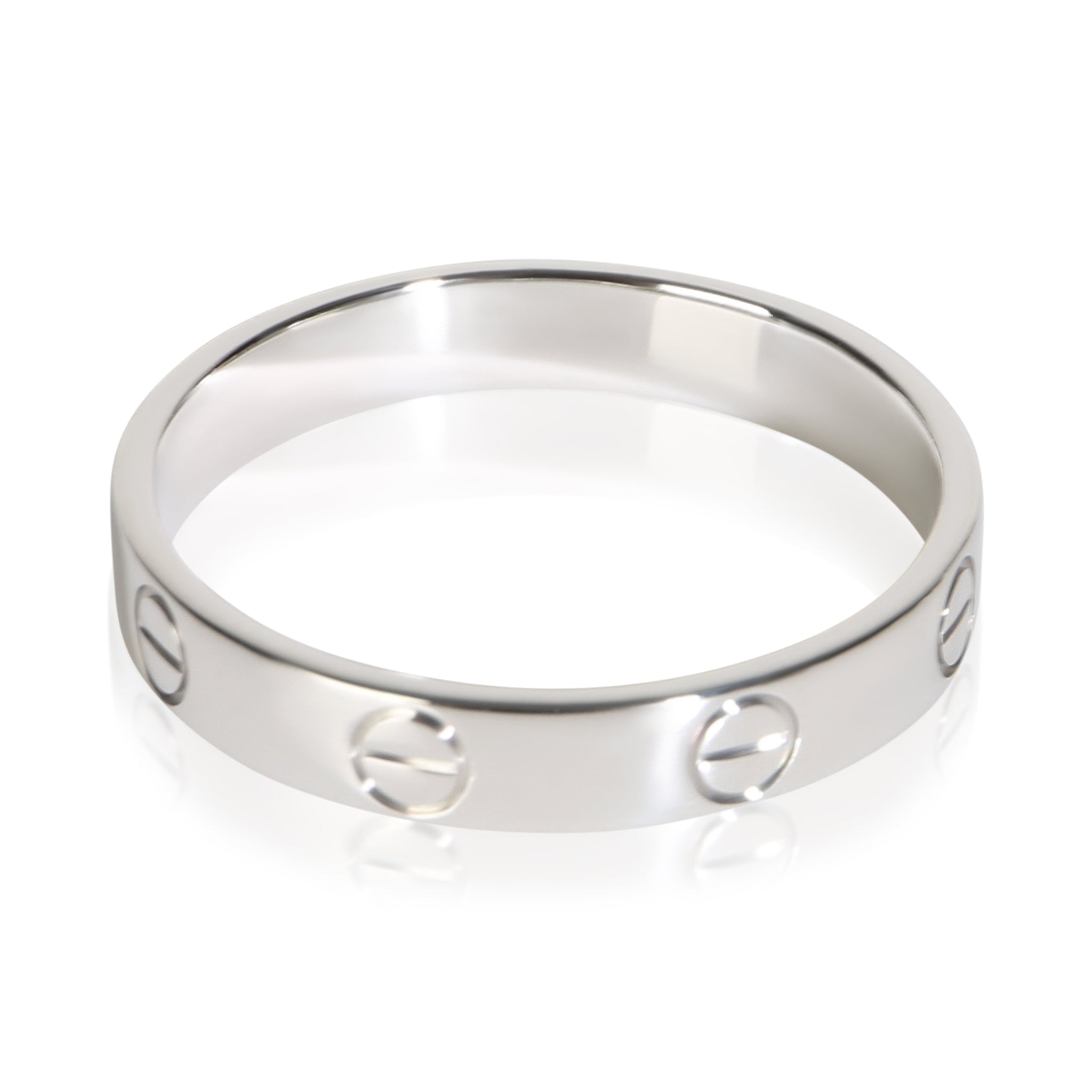 White Gold Small Model Love Ring