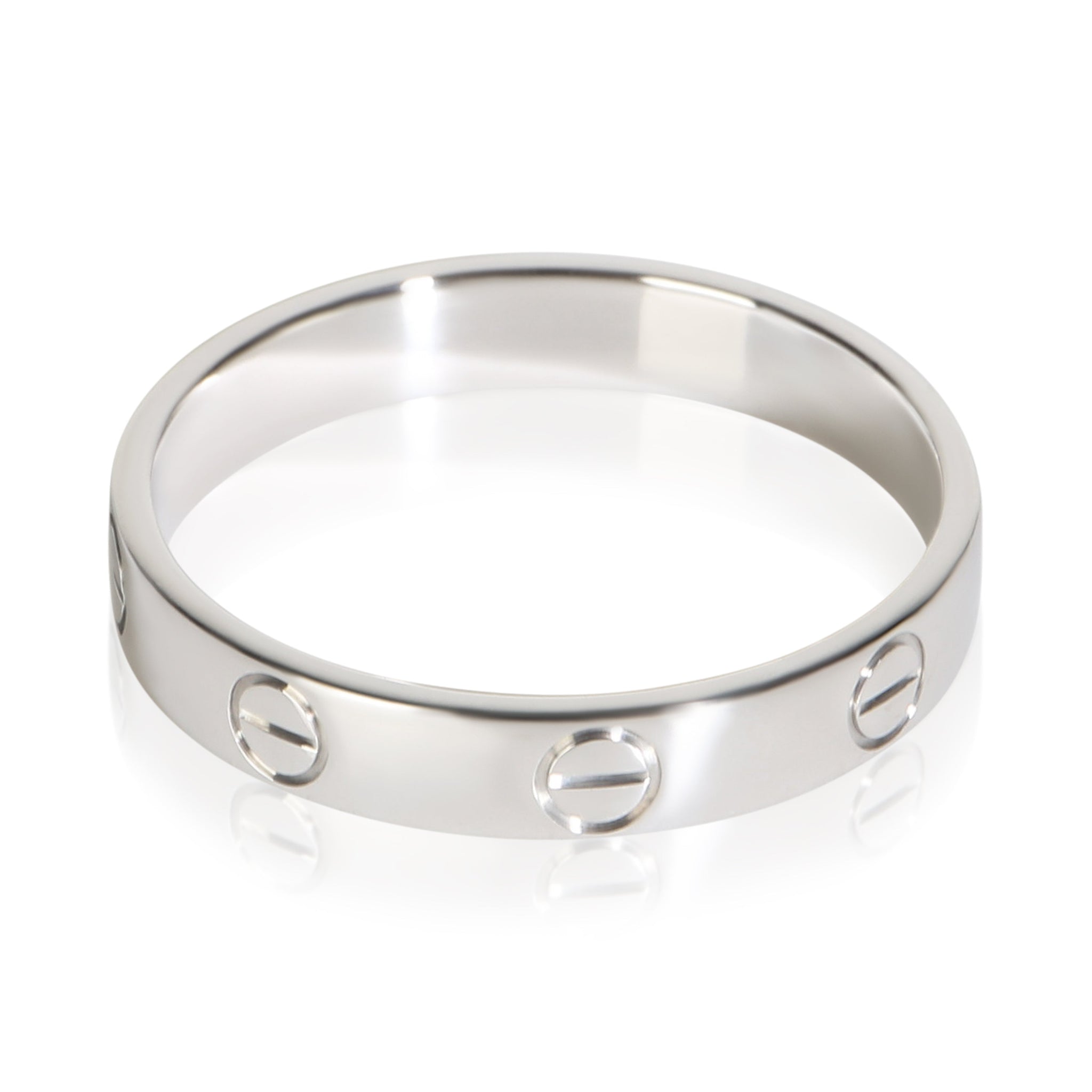 White Gold Small Model Love Ring