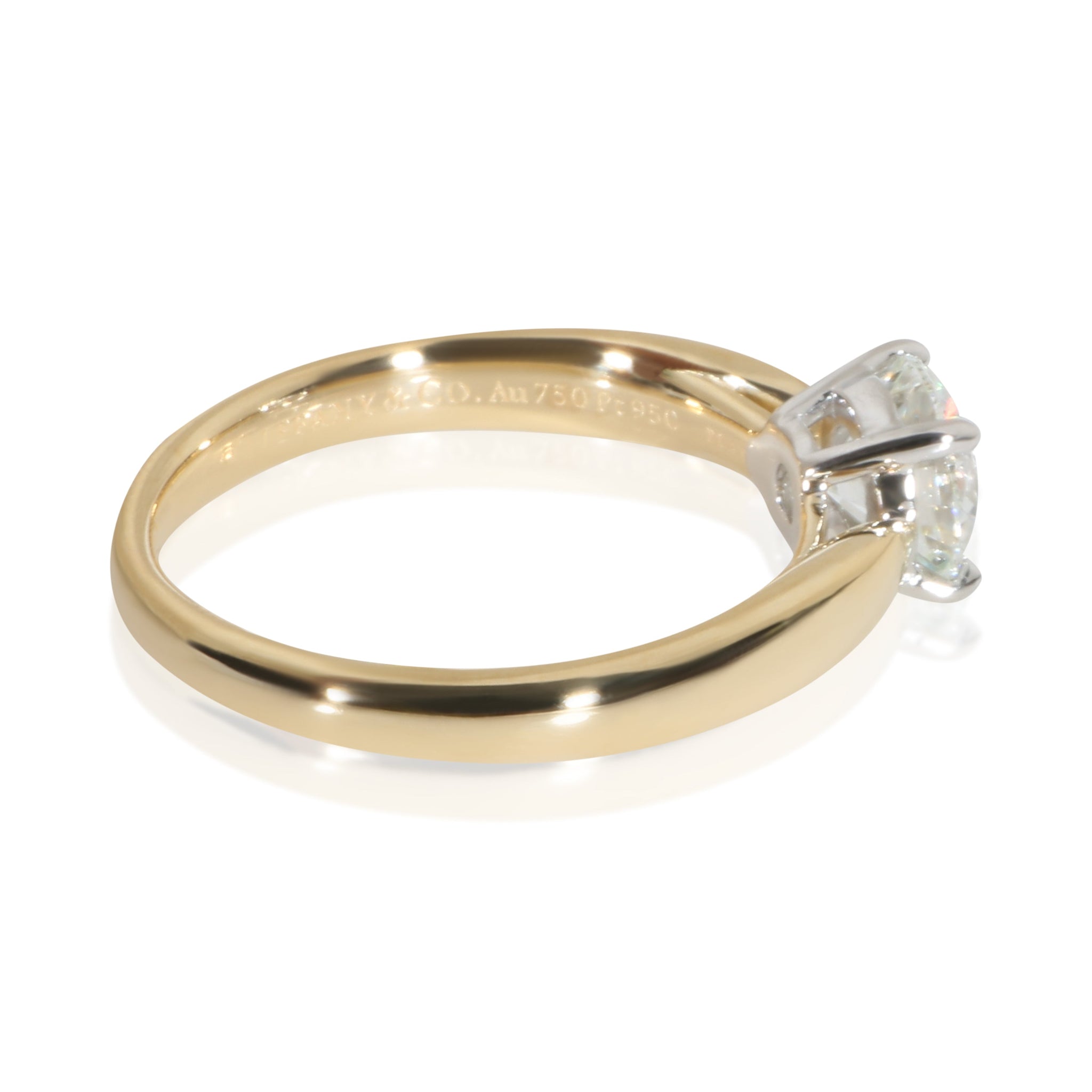 0.77 ct Round Brilliant Diamond Harmony Engagement Ring