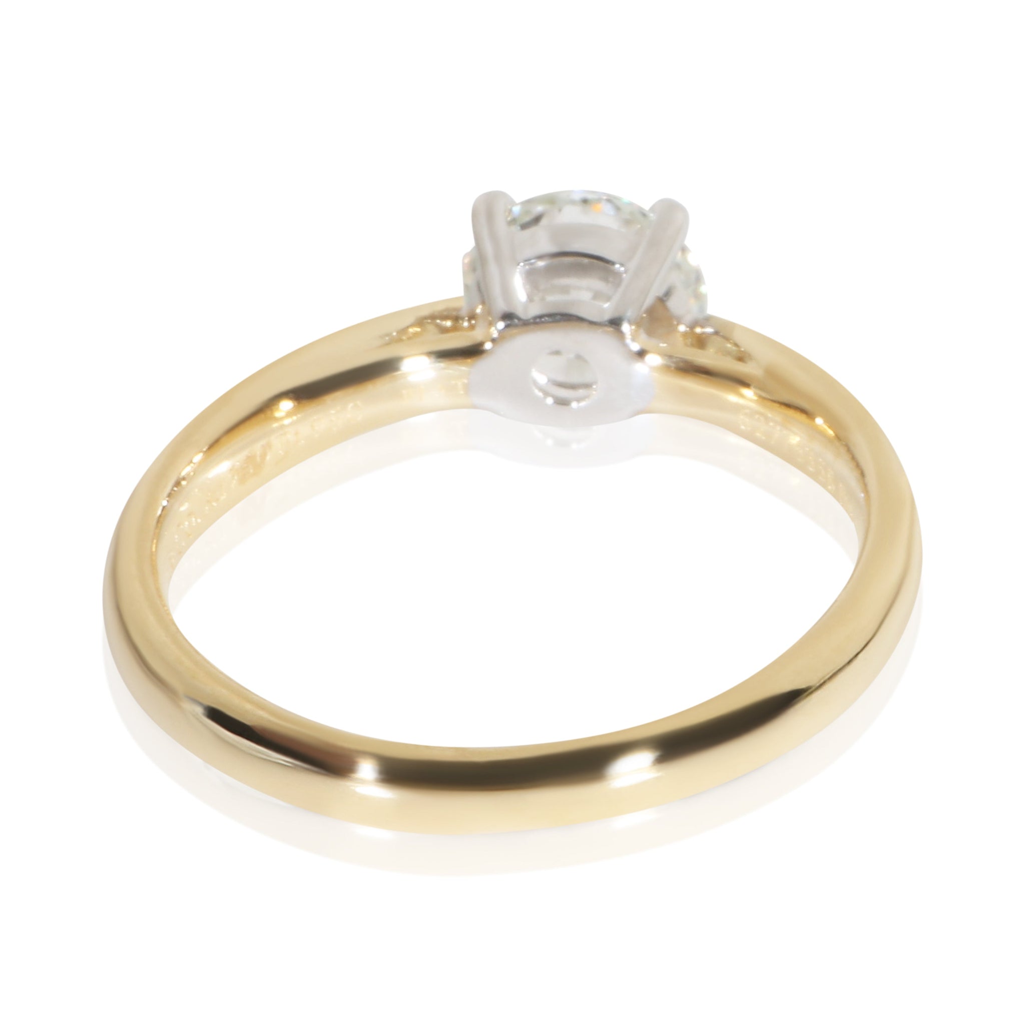 0.77 ct Round Brilliant Diamond Harmony Engagement Ring