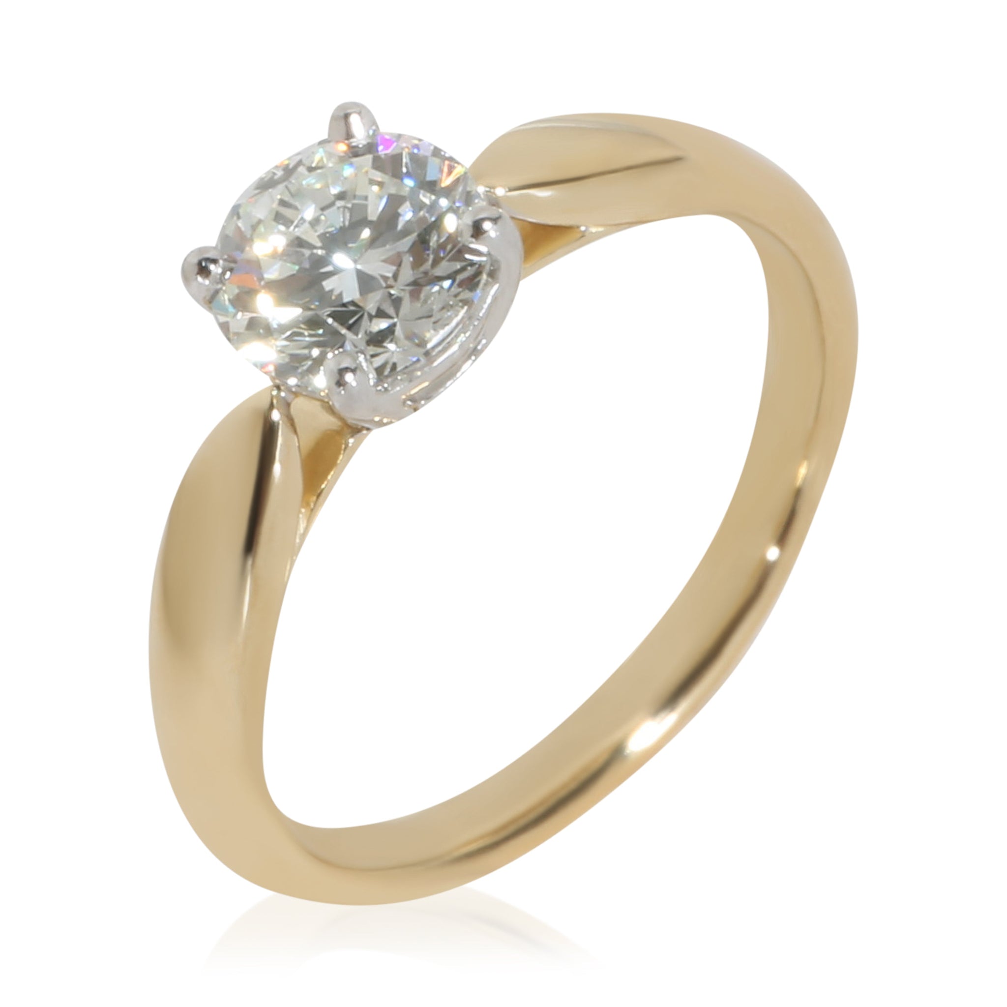 0.77 ct Round Brilliant Diamond Harmony Engagement Ring