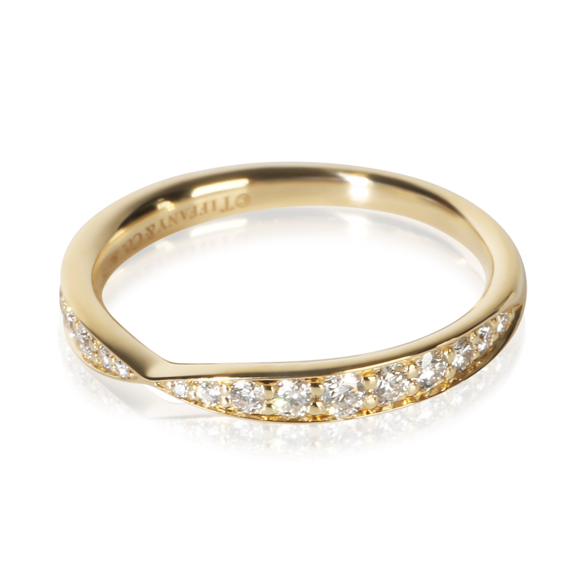 Yellow Gold Diamond Harmony Band