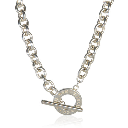 Sterling Silver Toggle Necklace