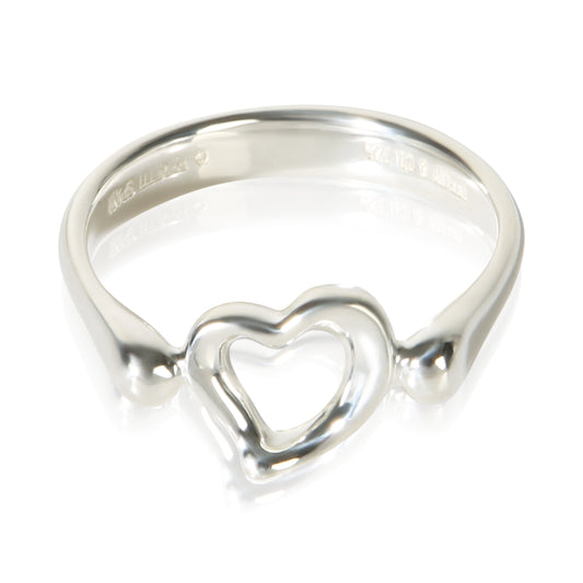 Sterling Silver Elsa Peretti Open Heart Ring