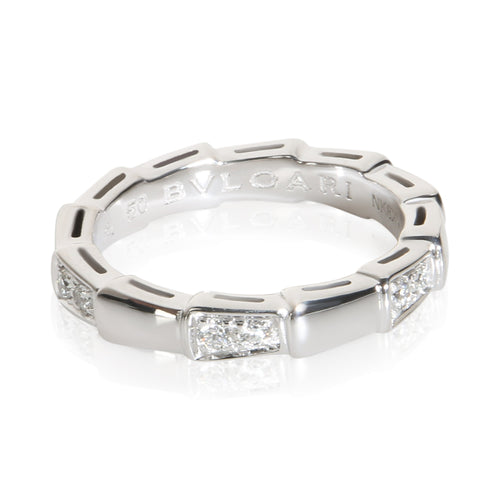 White Gold Diamond Serpenti Viper Ring