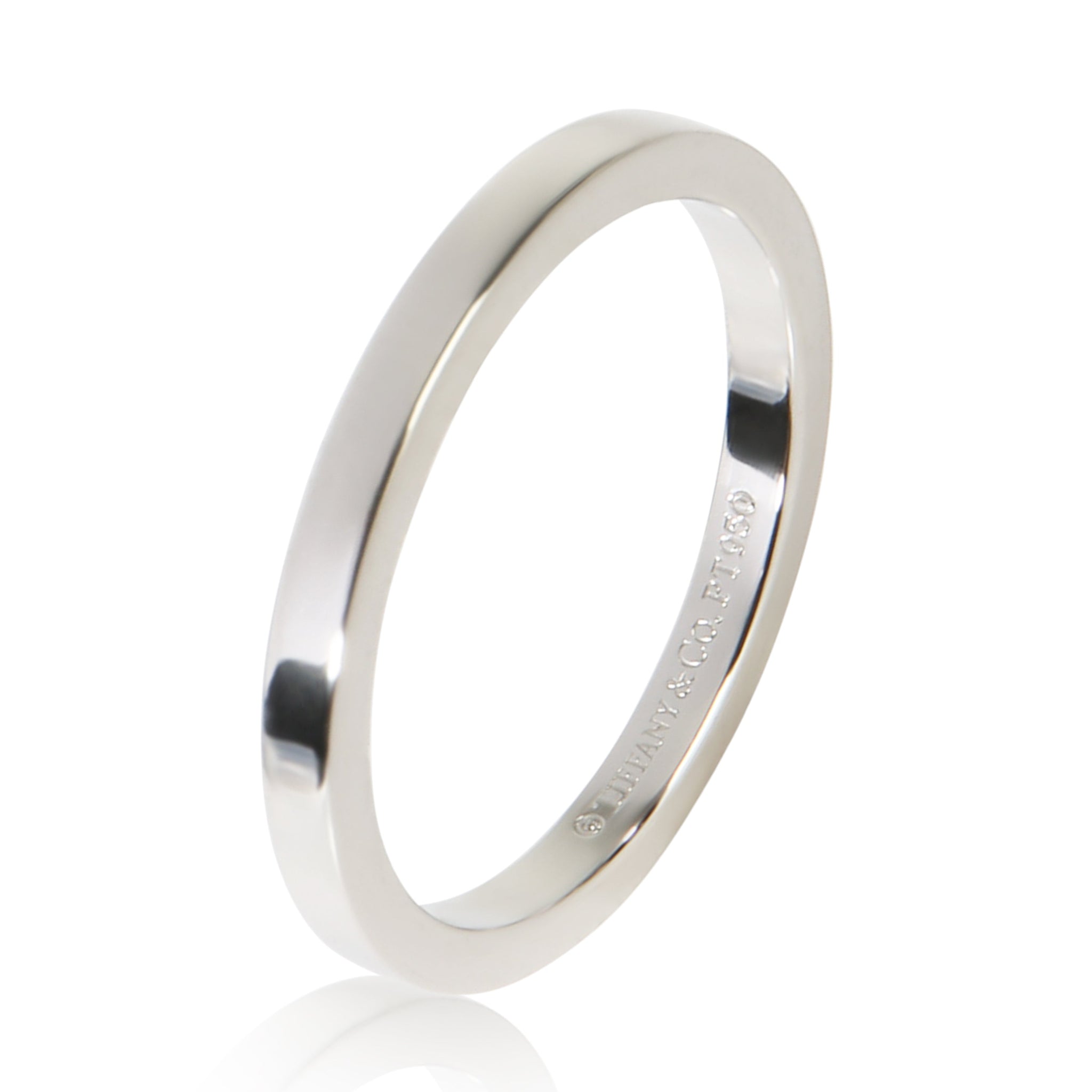 Platinum 2mm Flat Band