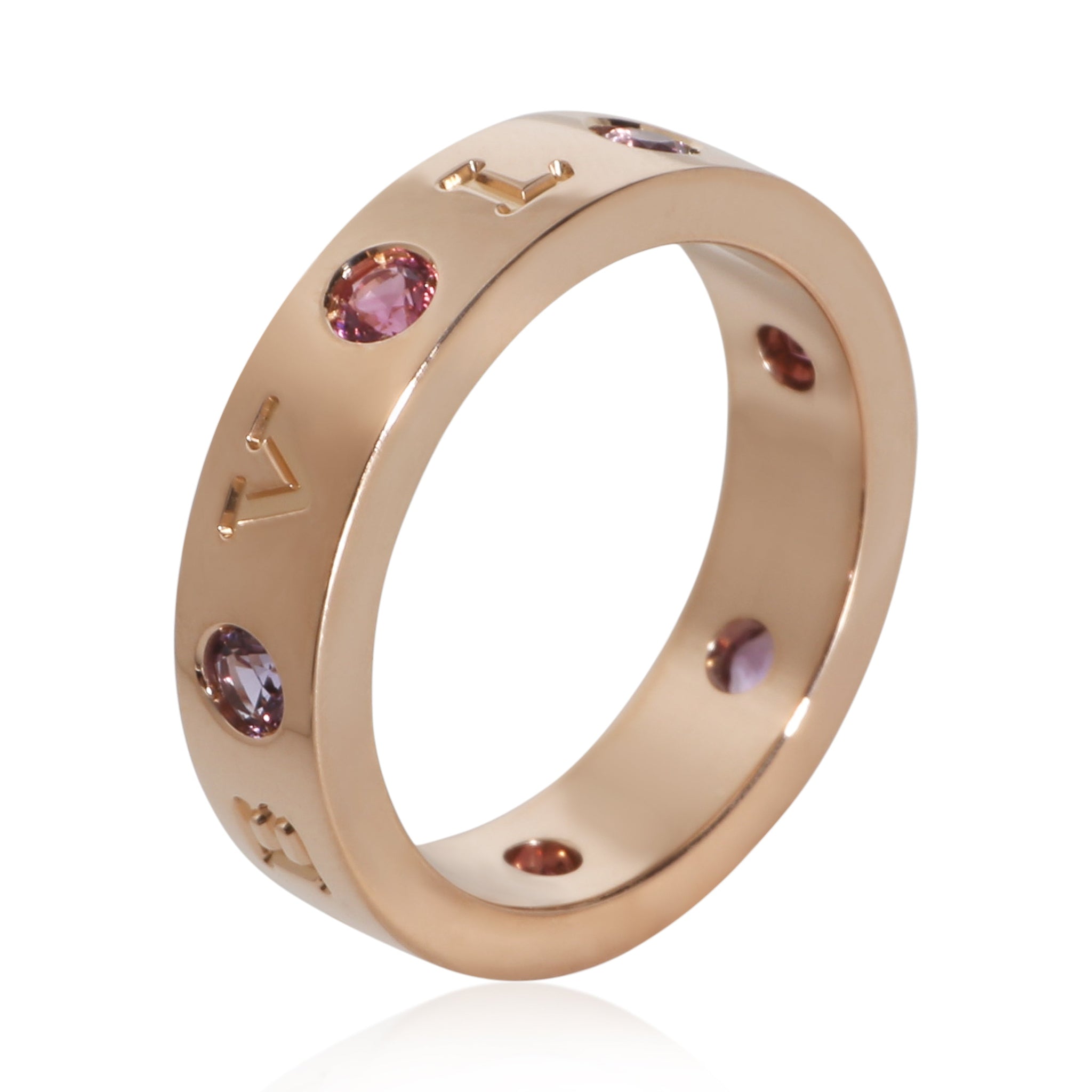 Rose Gold Tourmaline and Amethyst Roman Sorbet Ring
