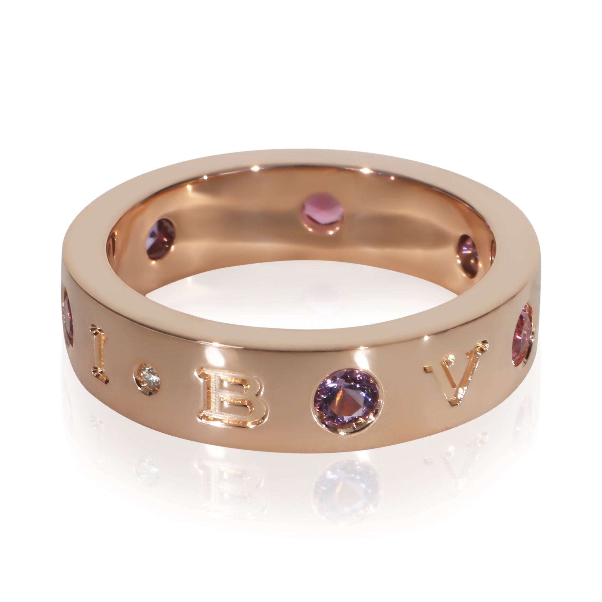 Rose Gold Tourmaline and Amethyst Roman Sorbet Ring
