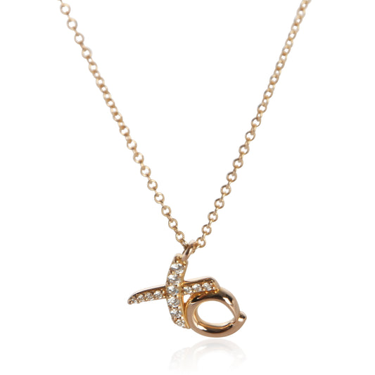 Rose Gold Diamond Paloma Picasso XO Pendant