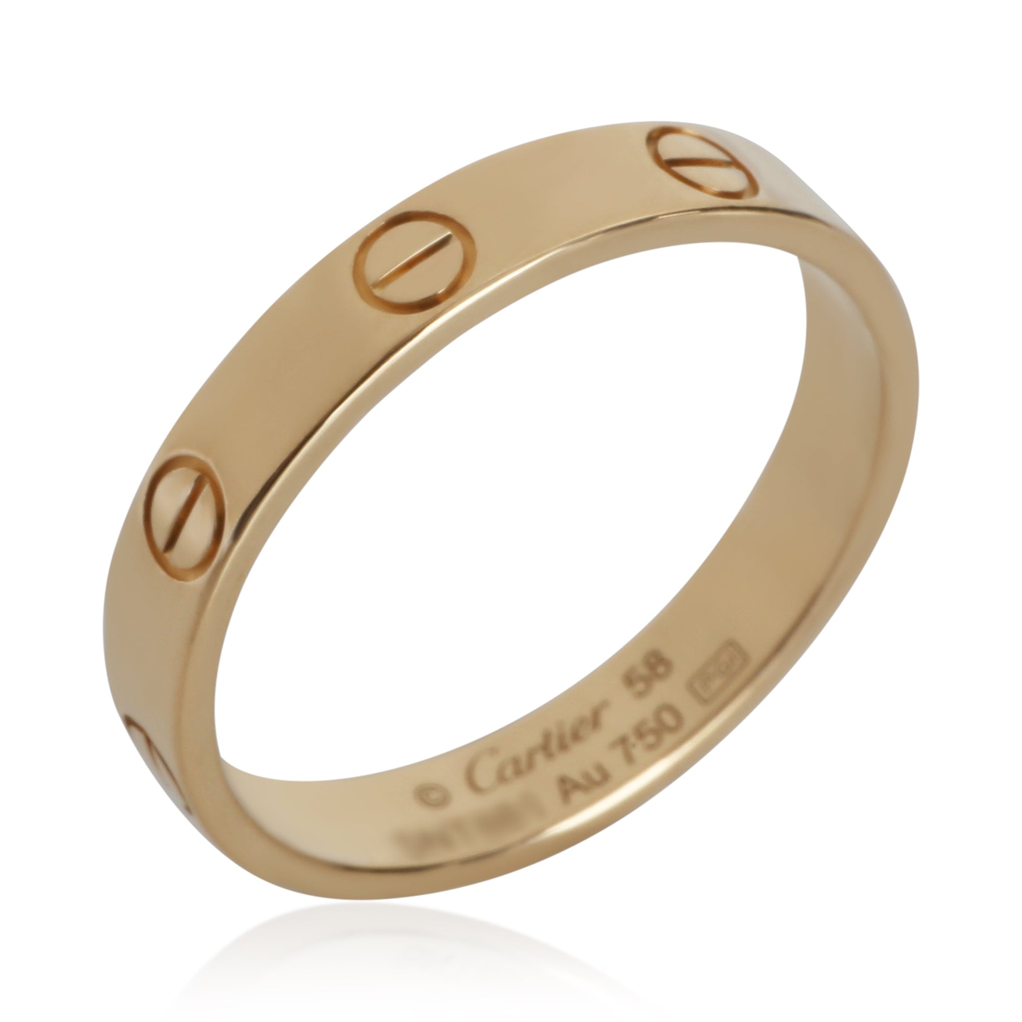 Yellow Gold Small Model Love Ring