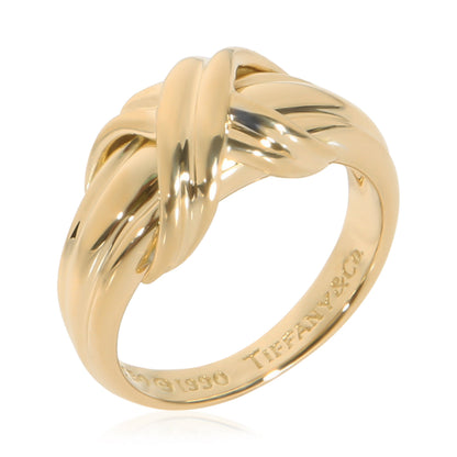 Yellow Gold Signature X Ring