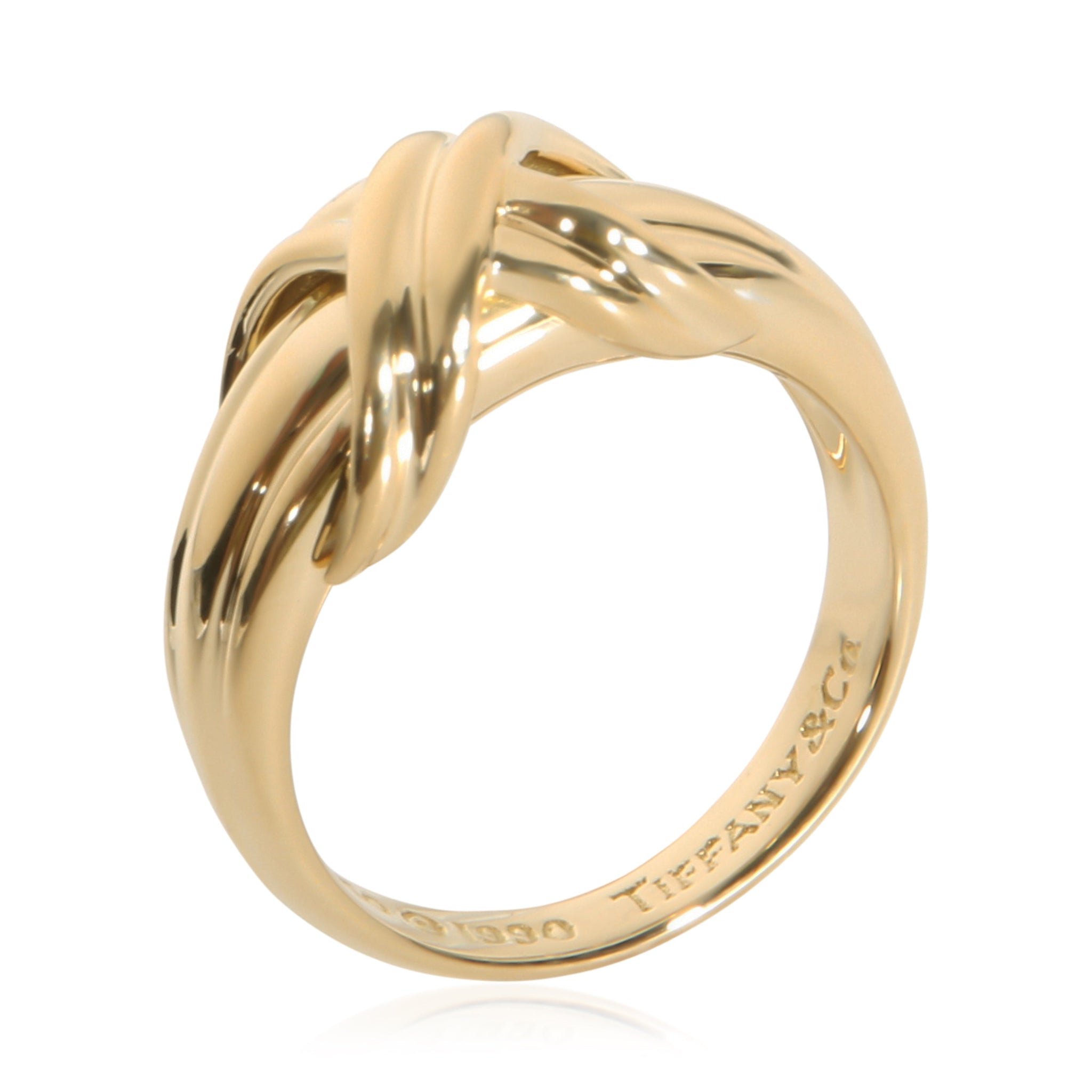 Yellow Gold Signature X Ring