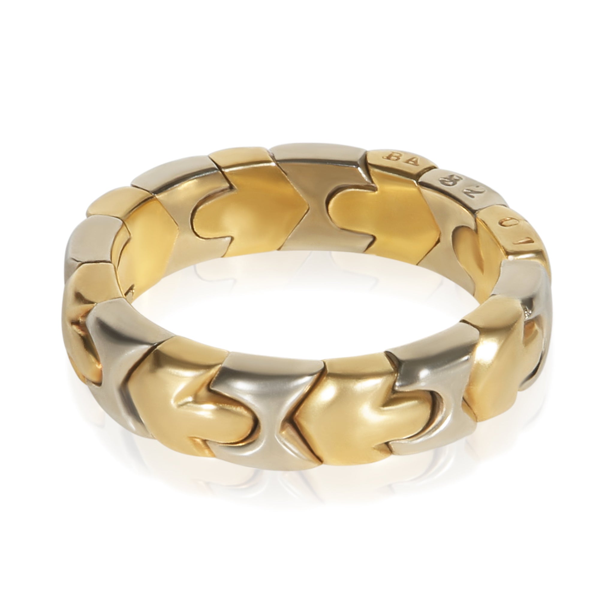 White Gold & Yellow Gold Alveare Flexible Ring
