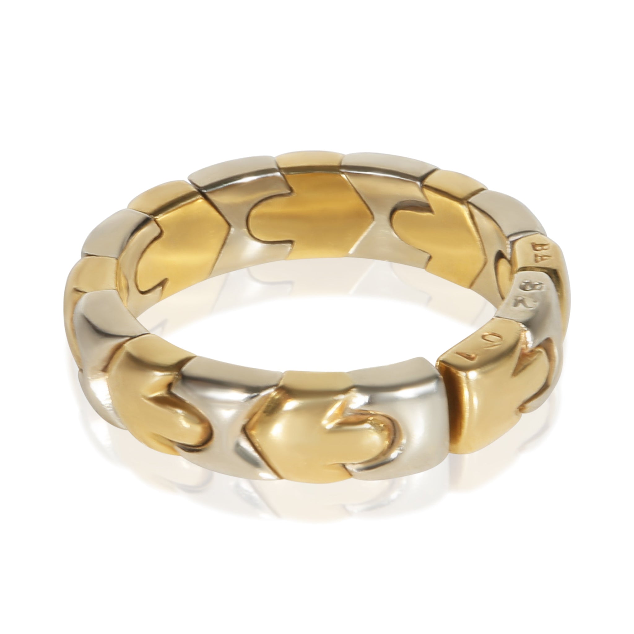 White Gold & Yellow Gold Alveare Flexible Ring