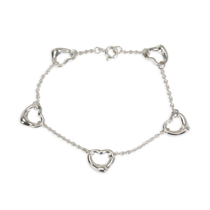 Sterling Silver Elsa Peretti Open Heart Bracelet