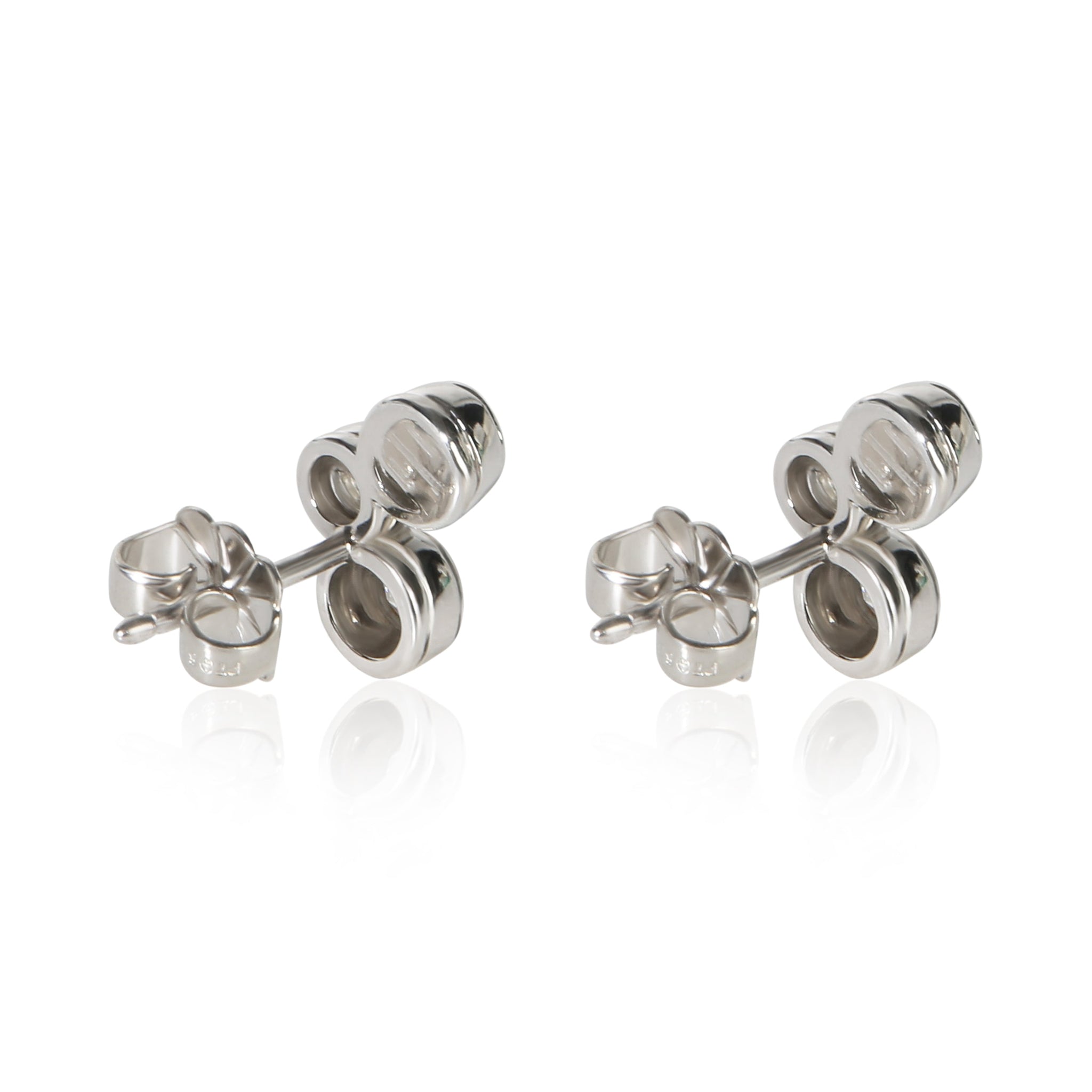 Platinum Diamond Bubble Earrings