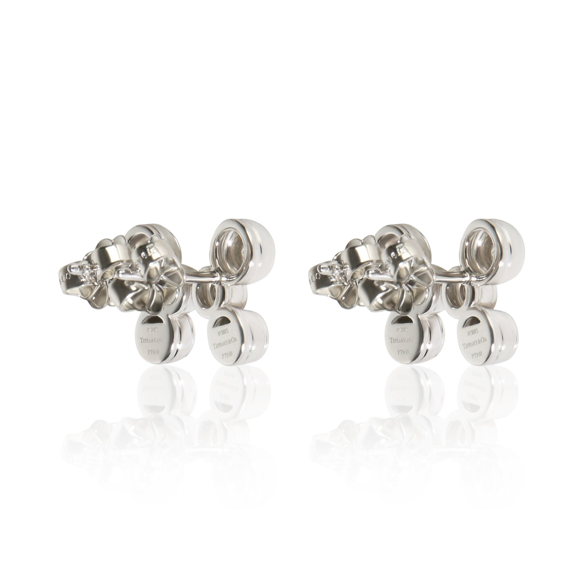 Platinum Diamond Bubble Earrings
