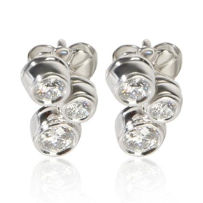 Platinum Diamond Bubble Earrings