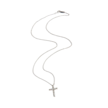Platinum Diamond Cross Pendant