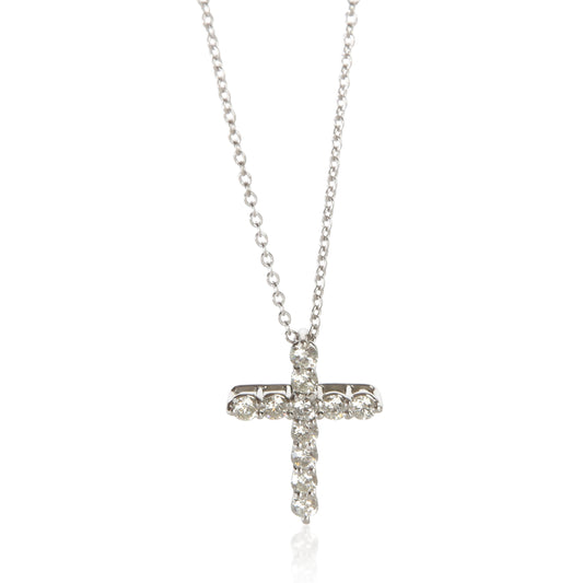 Platinum Diamond Cross Pendant