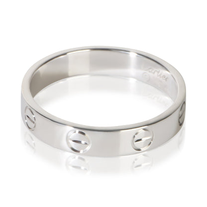 White Gold Small Love Ring