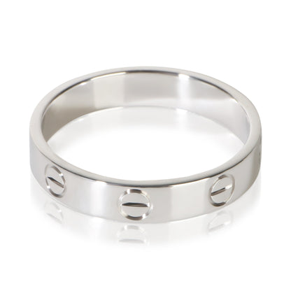 White Gold Small Love Ring